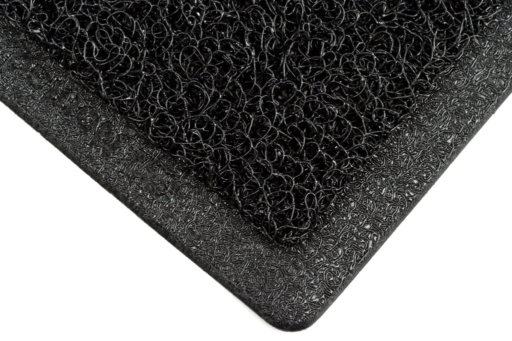 Black 3 ft x 20 ft Scraper Matting Y71742